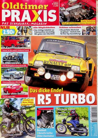 Deckblatt Oldtimer Praxis (08/2020)
